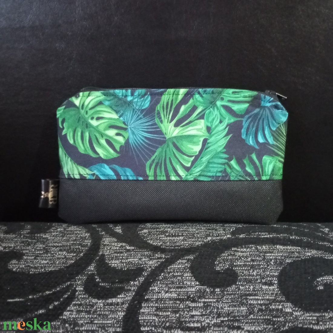 Pálma mintás neszeszer, vízálló - táska & tok - neszesszer - Meska.hu