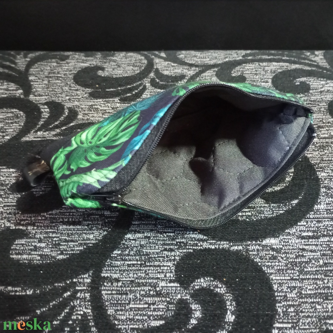 Pálma mintás neszeszer, vízálló - táska & tok - neszesszer - Meska.hu