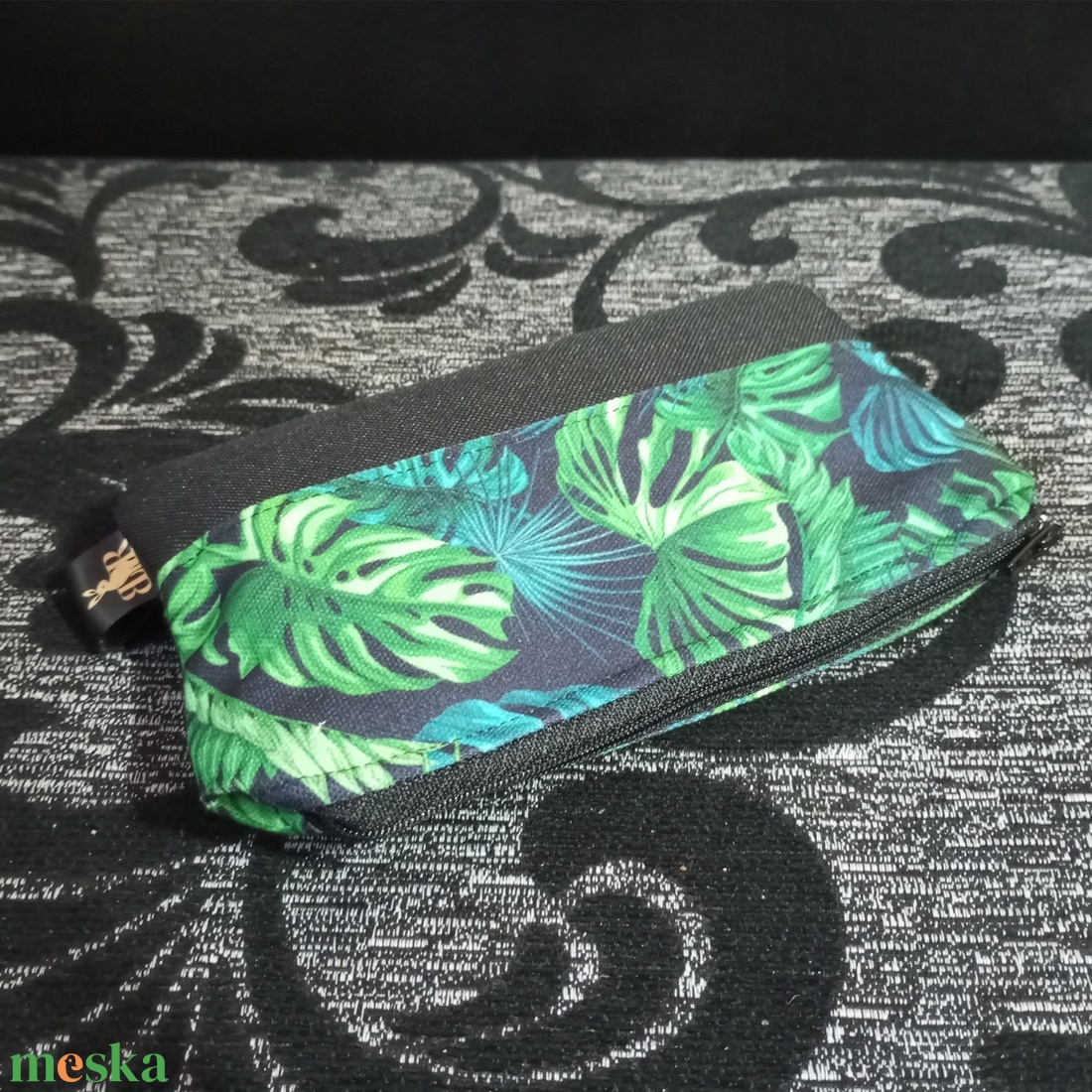 Pálma mintás neszeszer, vízálló - táska & tok - neszesszer - Meska.hu