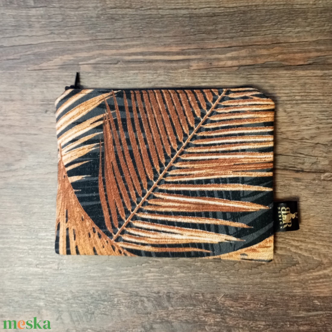 Arany pálmás neszeszer - táska & tok - neszesszer - Meska.hu