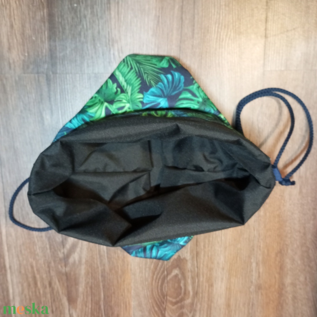 Pálma mintás tornazsák - táska & tok - hátizsák - tornazsák, gymbag - Meska.hu