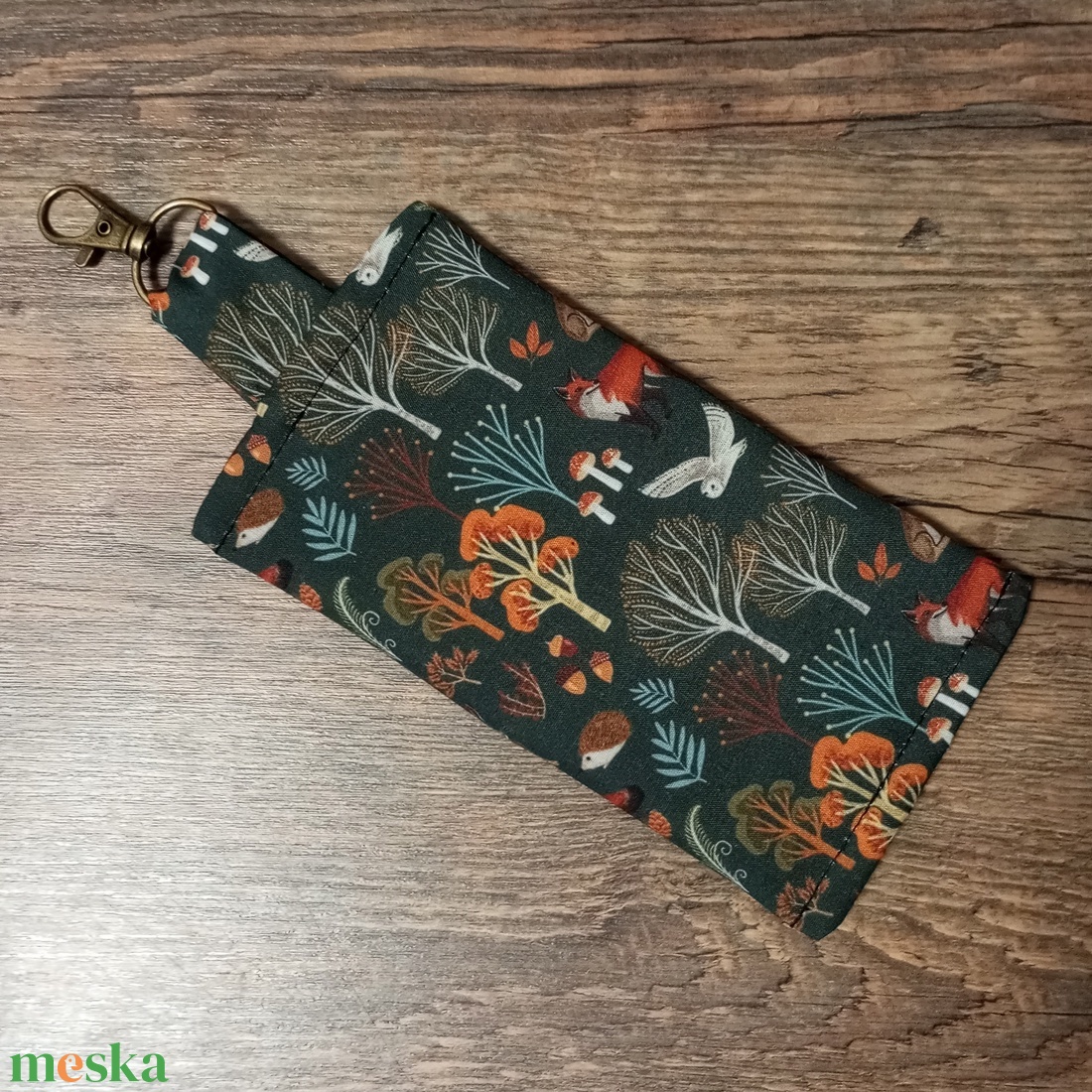 Erdei állatmintás zsebkendőtartó - táska & tok - pénztárca & más tok - zsebkendőtartó tok - Meska.hu