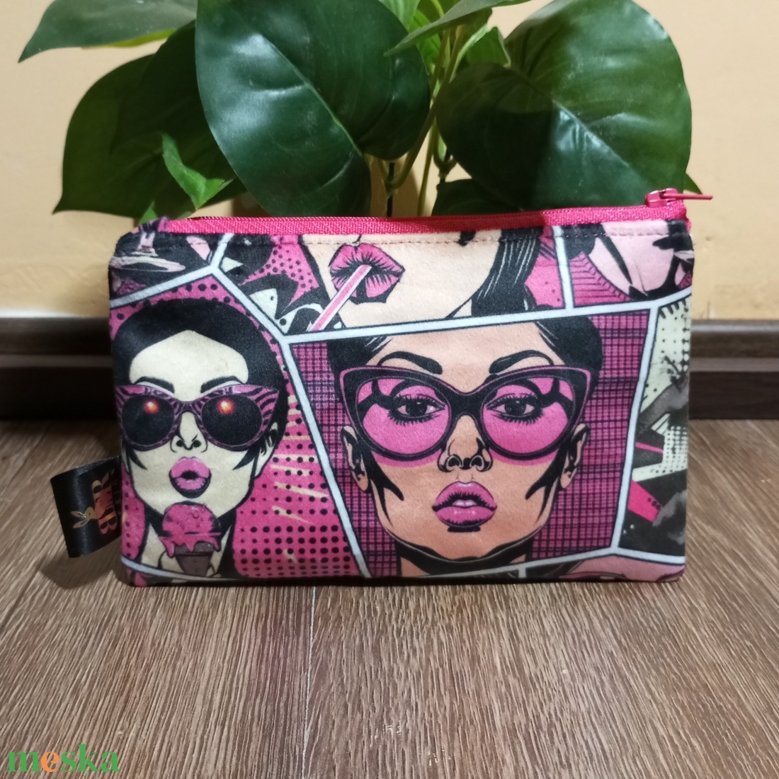 Képregény / pop art mintás neszeszer - táska & tok - neszesszer - Meska.hu