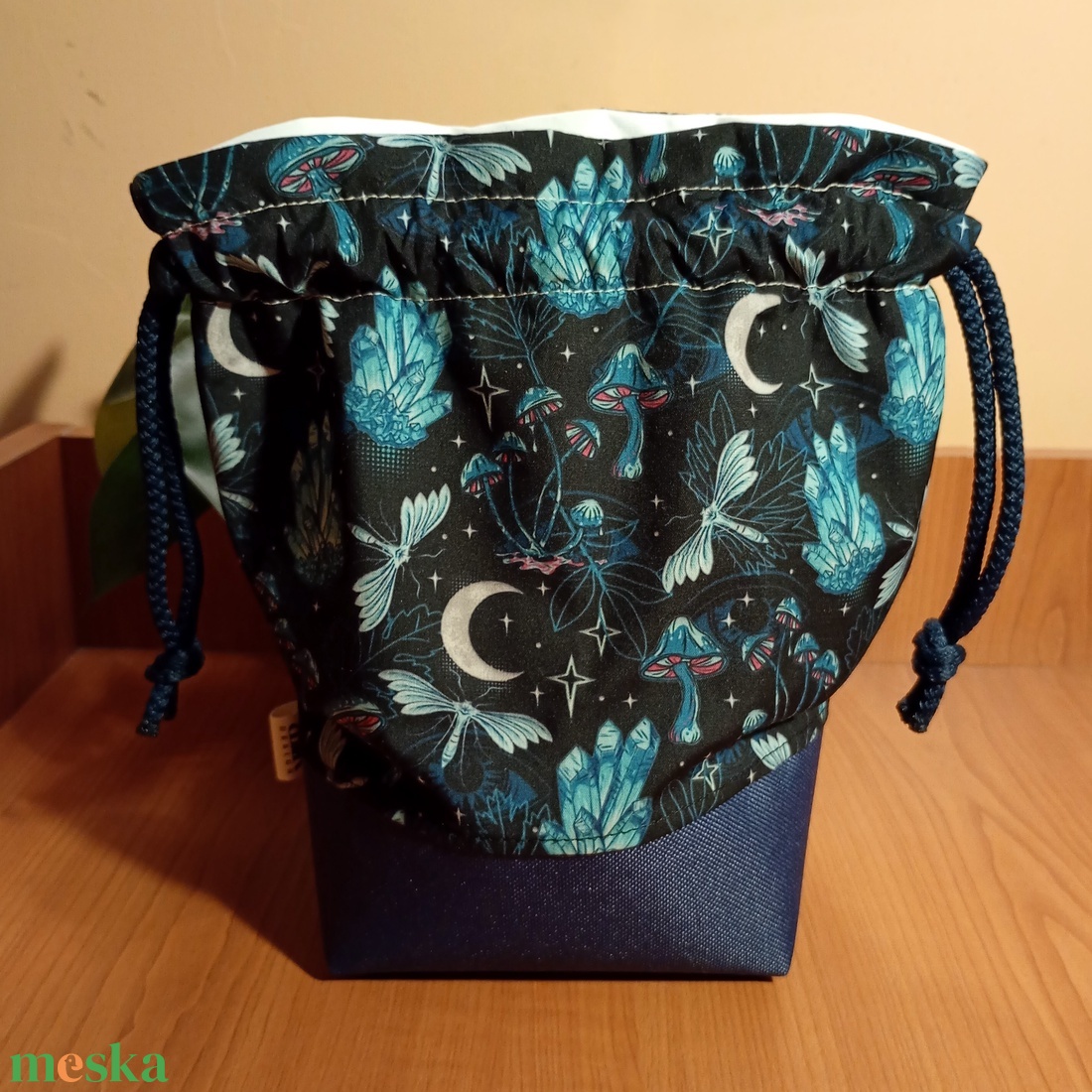 Szitakötő mintás tisztasági vagy uzsonnás zsák - táska & tok - bevásárlás & shopper táska - kenyeres zsák - Meska.hu