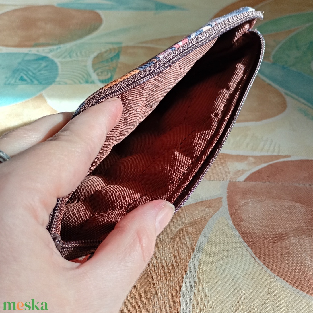 Két rekeszes erdei állatok mintás neszeszer - táska & tok - neszesszer - Meska.hu