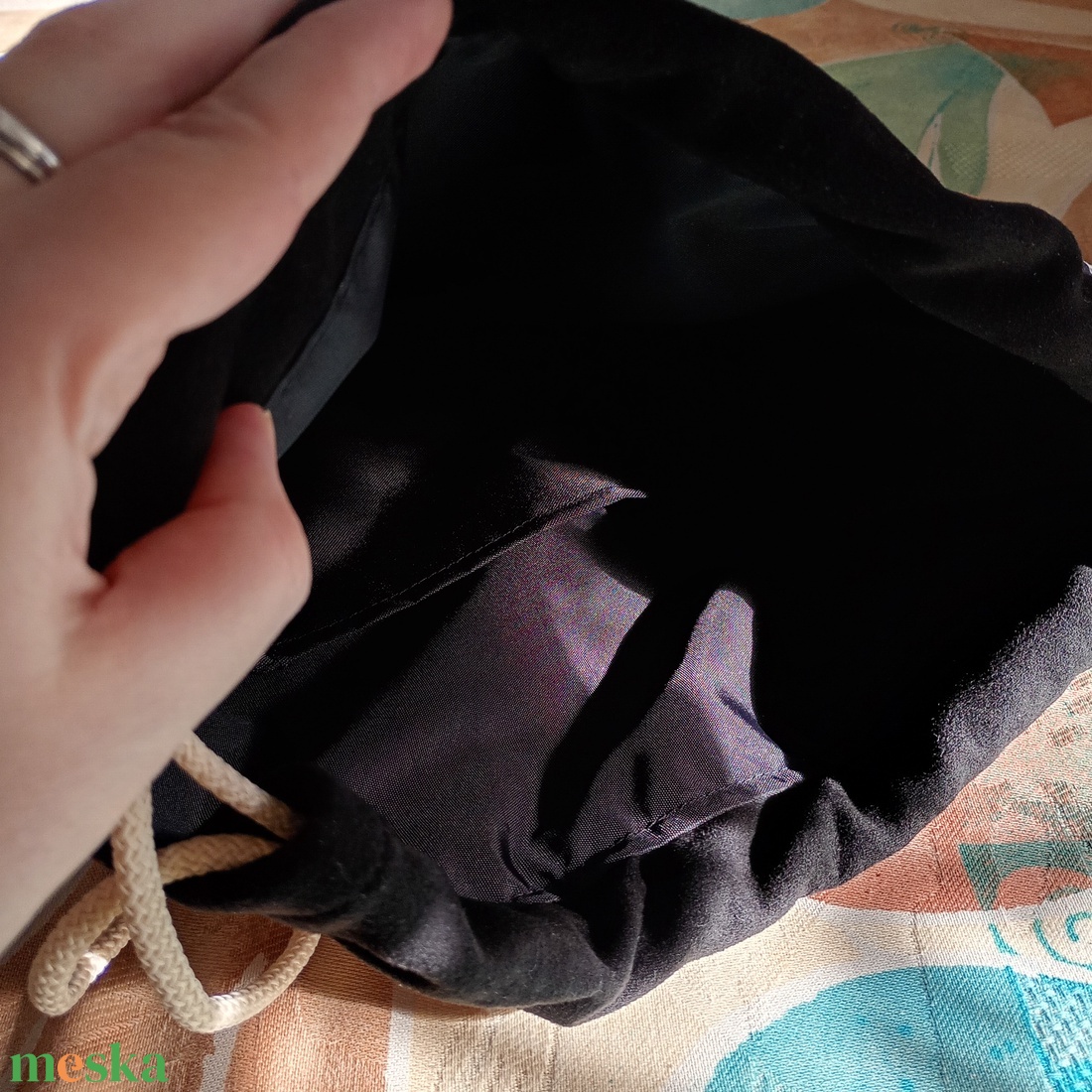 Kávémintás tornazsák - táska & tok - hátizsák - tornazsák, gymbag - Meska.hu