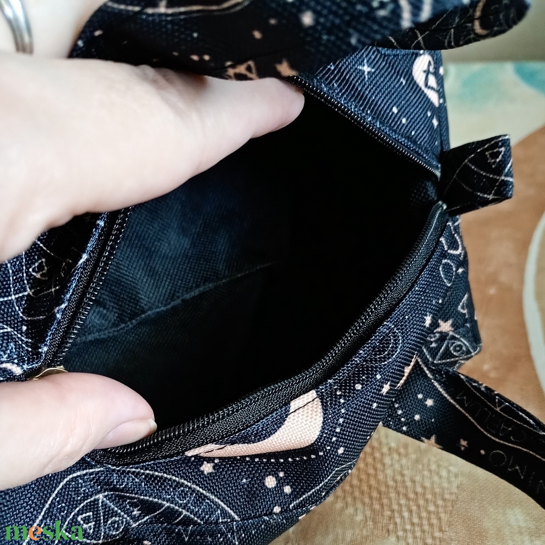 Asztrológia mintás füles neszeszer - táska & tok - neszesszer - Meska.hu