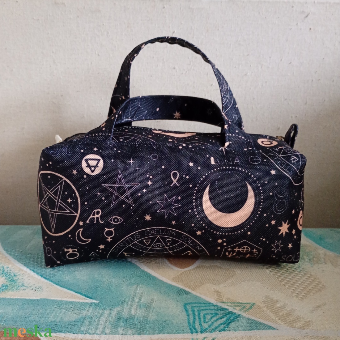 Asztrológia mintás füles neszeszer - táska & tok - neszesszer - Meska.hu