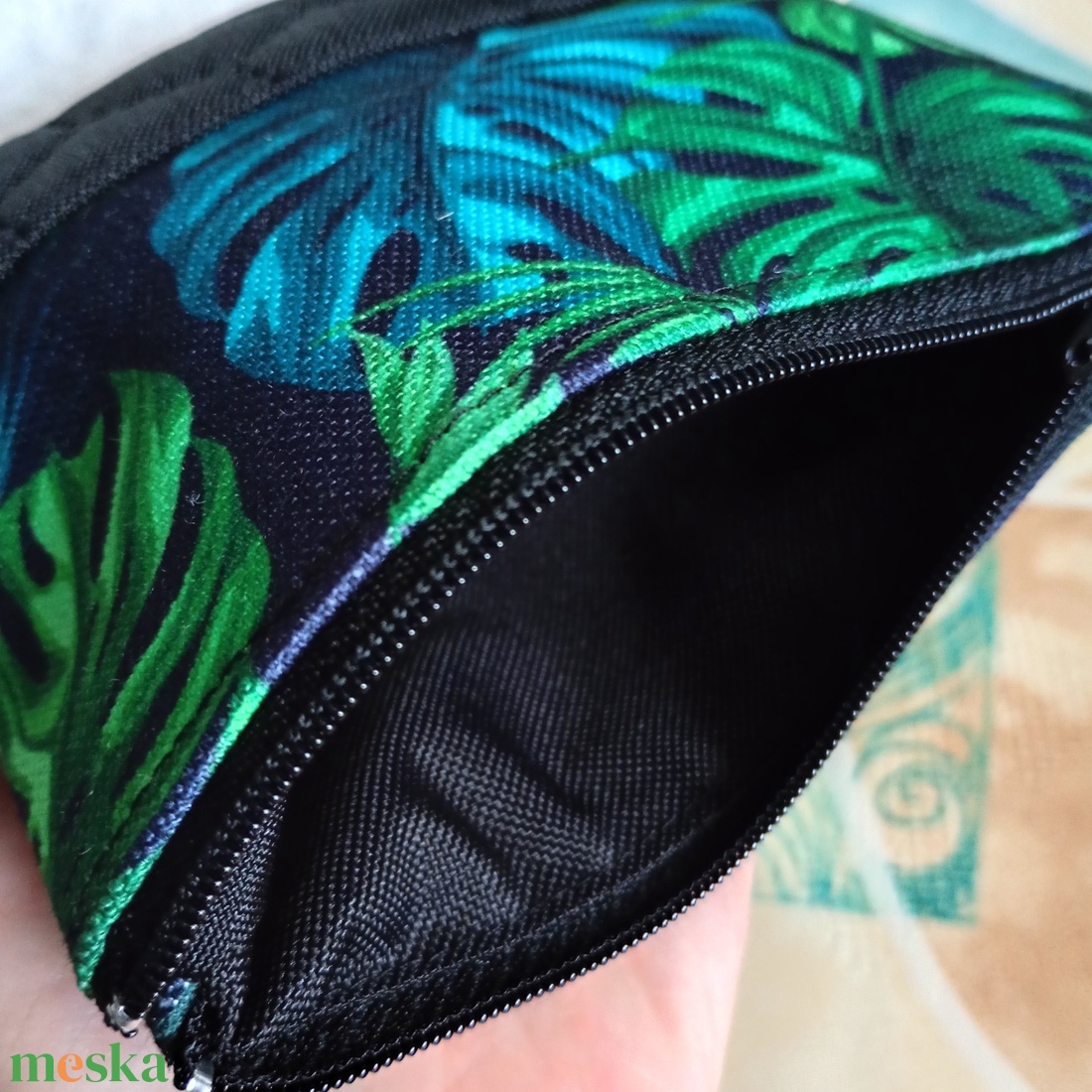 Levélmintás neszeszer szett - táska & tok - neszesszer - Meska.hu