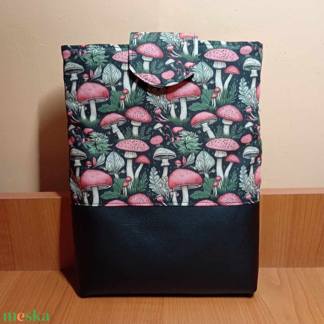 Rózsaszín gombamintás könyvtok - könyv & zene - könyvtok - Meska.hu