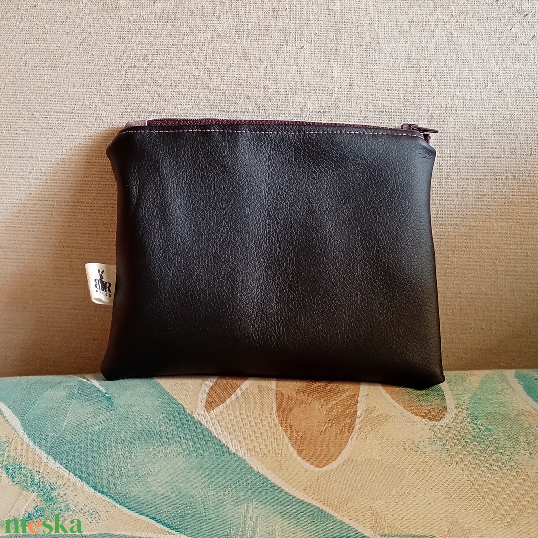 Nyuszi és madár mintás neszeszer - táska & tok - neszesszer - Meska.hu