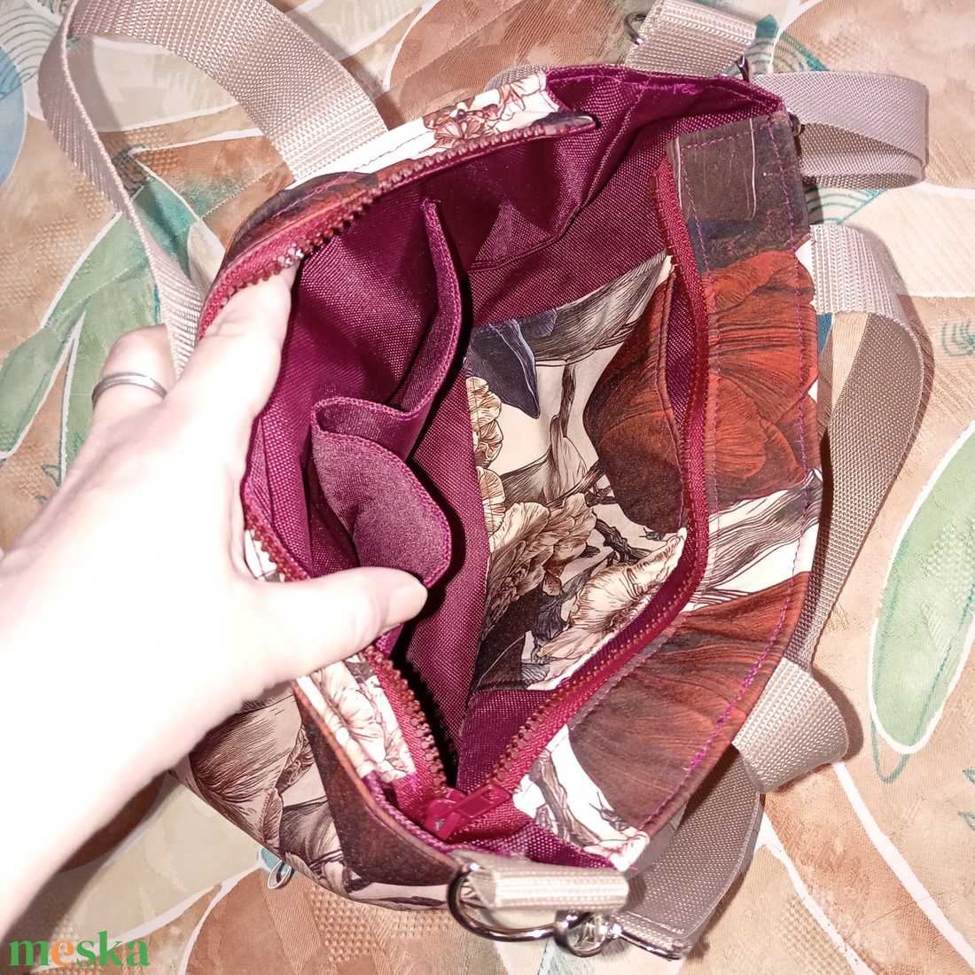 Vintage nyuszis válltáska - táska & tok - kézitáska & válltáska - válltáska - Meska.hu