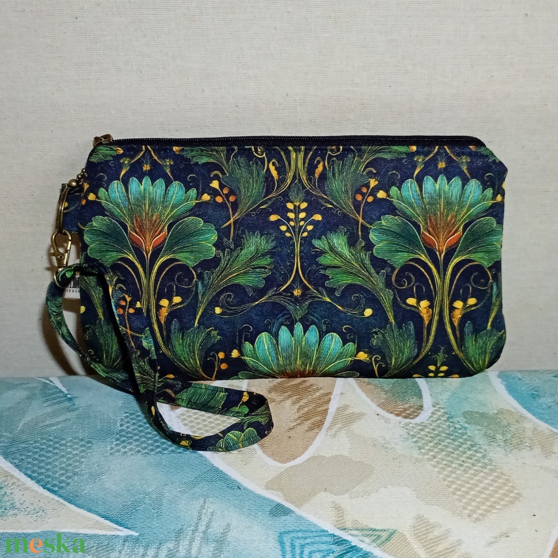 Két rekeszes barokk virágos neszeszer - táska & tok - neszesszer - Meska.hu