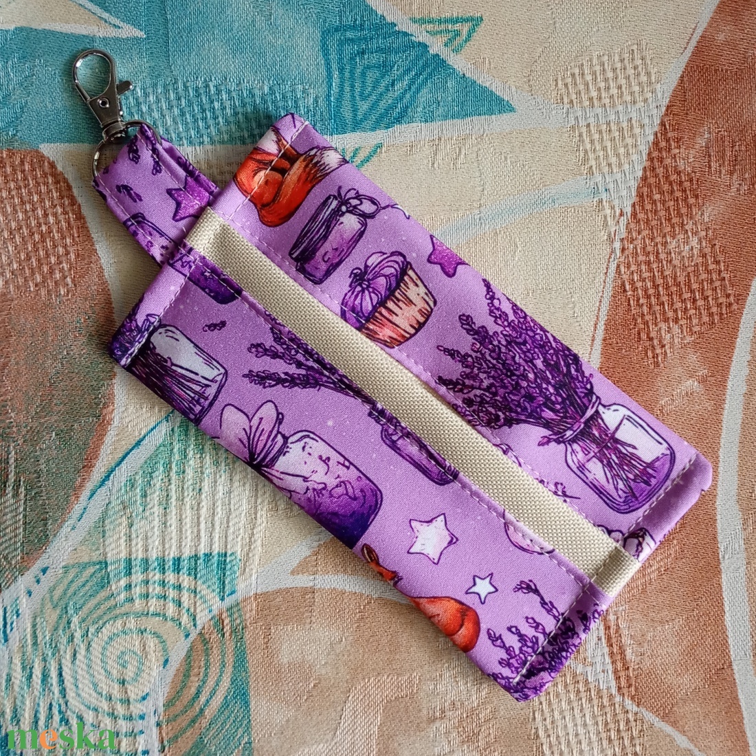 Levendulamintás zsebkendőtartó - táska & tok - pénztárca & más tok - zsebkendőtartó tok - Meska.hu