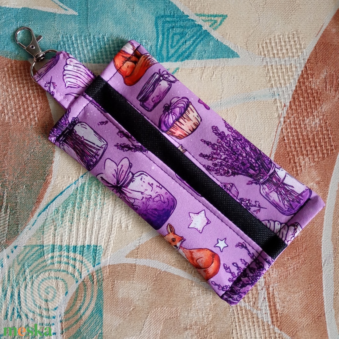 Levendulamintás zsebkendőtartó - táska & tok - pénztárca & más tok - zsebkendőtartó tok - Meska.hu
