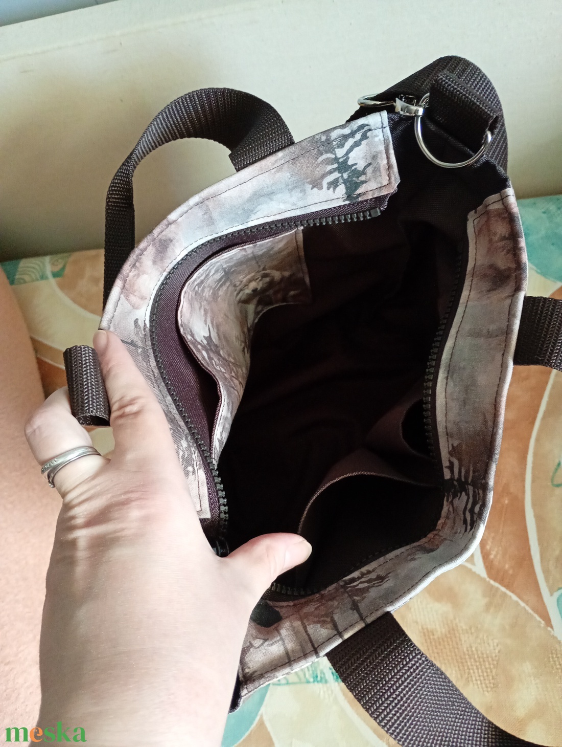 Erdei állatos válltáska - táska & tok - kézitáska & válltáska - válltáska - Meska.hu