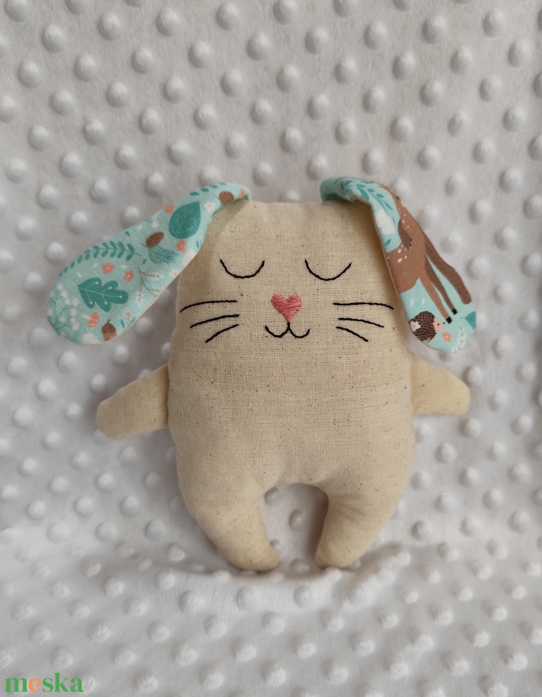 Plüss nyuszi - játék & sport - plüssállat & játékfigura - nyuszi - Meska.hu