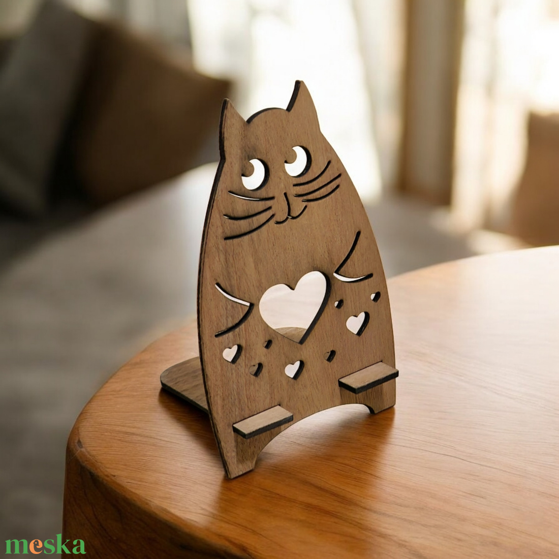 Cicás telefontartó, képtartó - otthon & életmód - tárolás & rendszerezés - íróasztali tároló - Meska.hu