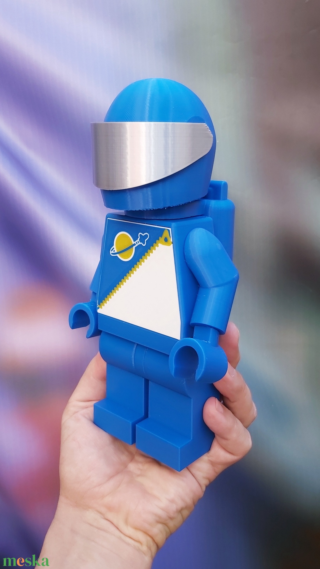 LEGO inspirálta Classic space űrhajós figura. 5x-ös méretben! - otthon & életmód - dekoráció - dísztárgy - Meska.hu