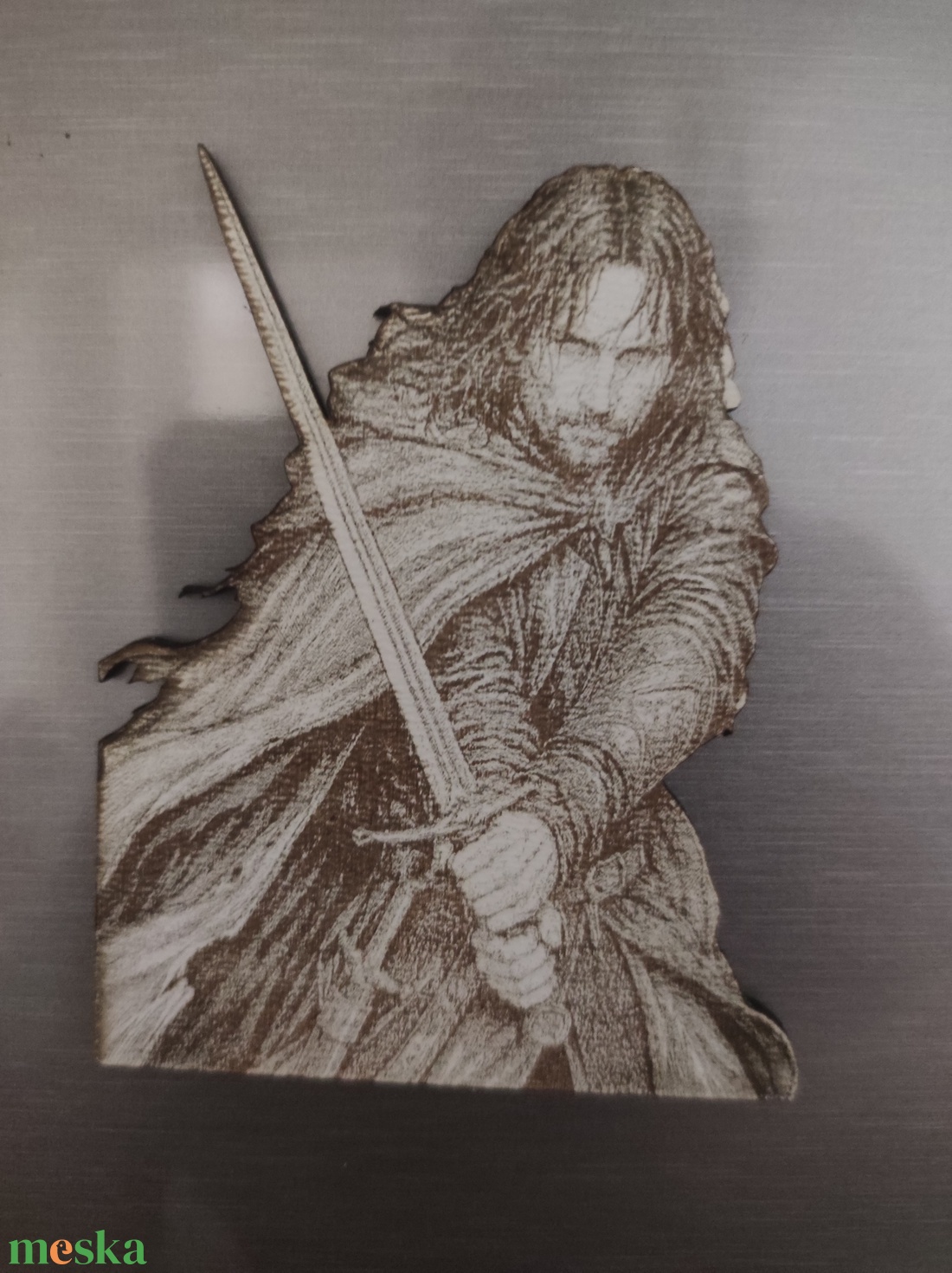 Aragorn - Gyűrűk ura hűtőmágnes - otthon & életmód - konyhafelszerelés, tálalás - konyhai dekoráció - hűtőmágnes - Meska.hu