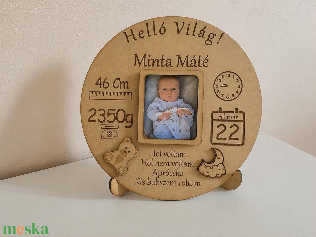 Születési emléktábla - baba - mama - babaemlékek - bababejelentők - Meska.hu