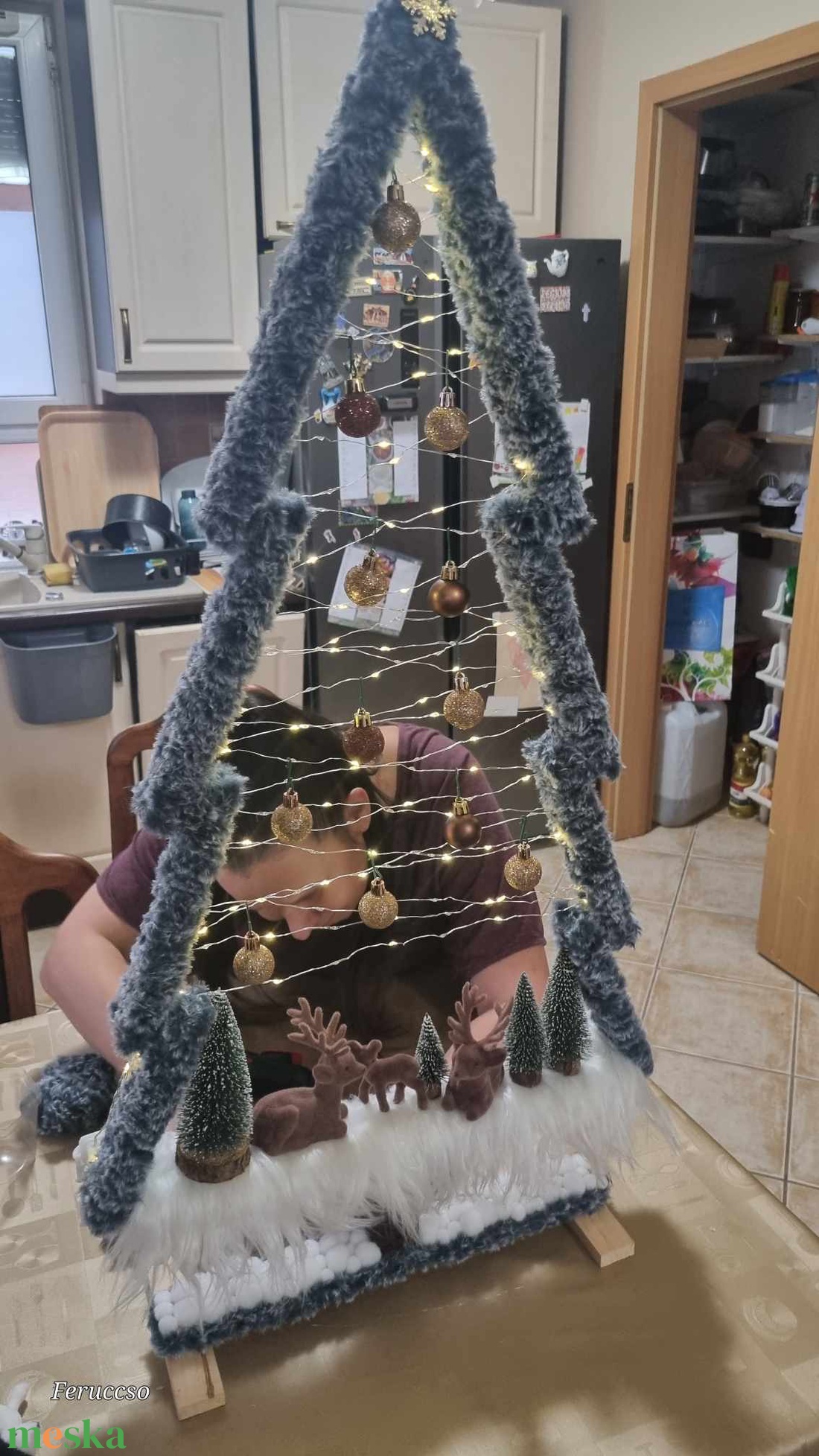 Karácsonyi ablakdísz - karácsony - karácsonyi lakásdekoráció - karácsonyi lakásdíszek - Meska.hu