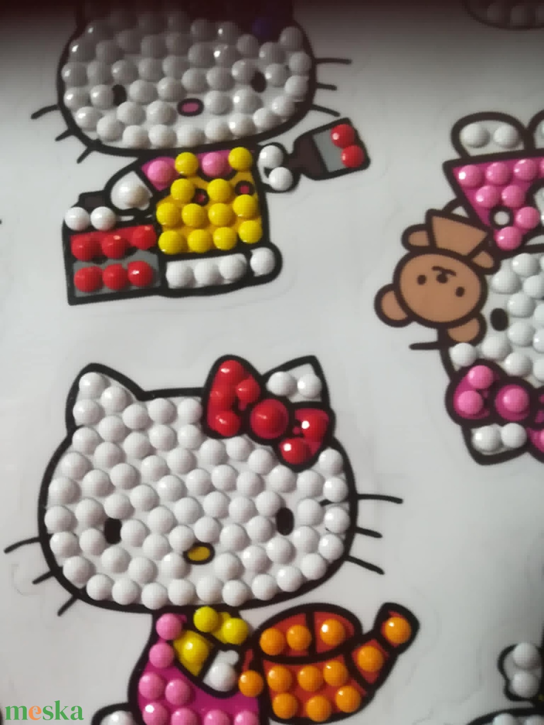 Hello Kitty matrica (3 db-os vegyes) - játék & sport - plüssállat & játékfigura - más figura - Meska.hu
