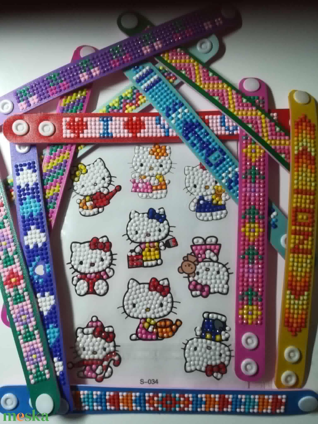 Hello Kitty matrica (3 db-os vegyes) - játék & sport - plüssállat & játékfigura - más figura - Meska.hu