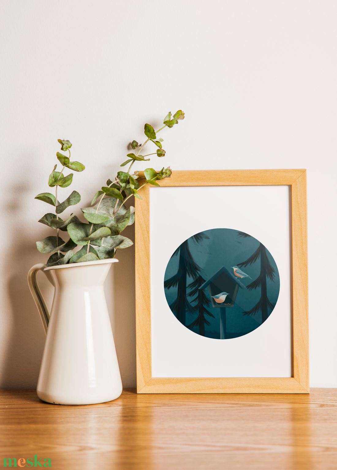 Madáretetés print - művészet - grafika & illusztráció - digitális - Meska.hu