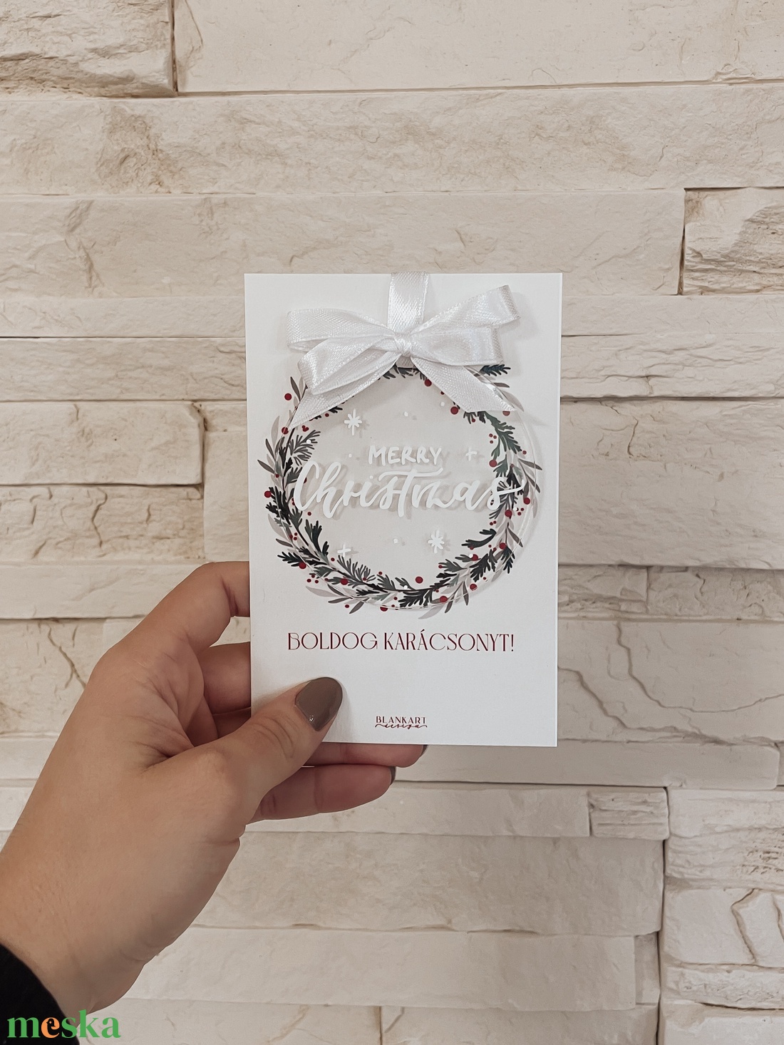 Kör plexi karácsonyfadísz  - karácsony - karácsonyi lakásdekoráció - karácsonyfadíszek - Meska.hu