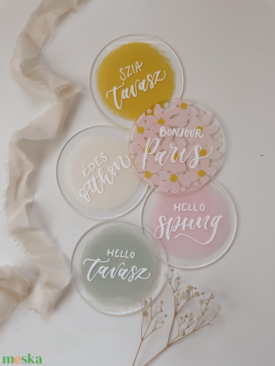 Tavaszi plexi feliratok - otthon & életmód - dekoráció - dísztárgy - Meska.hu