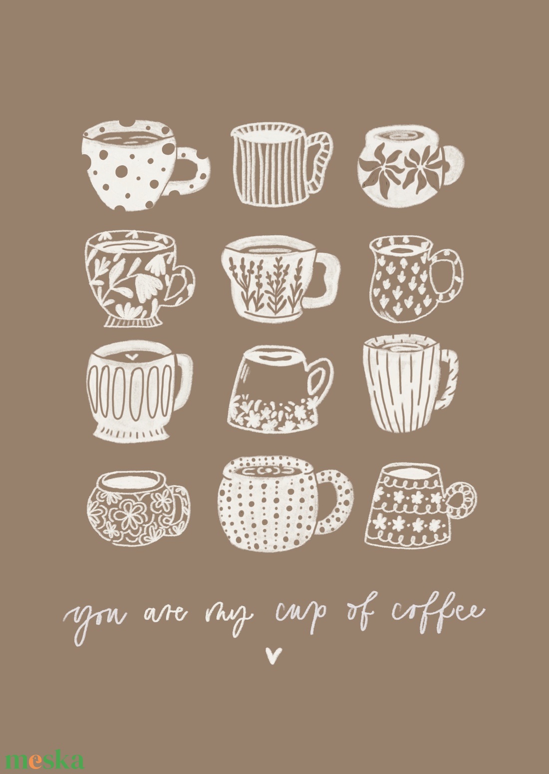 Valentin napi képeslap - otthon & életmód - papír, írószer - ajándékozás kellékei - képeslap, üdvözlőlap - Meska.hu