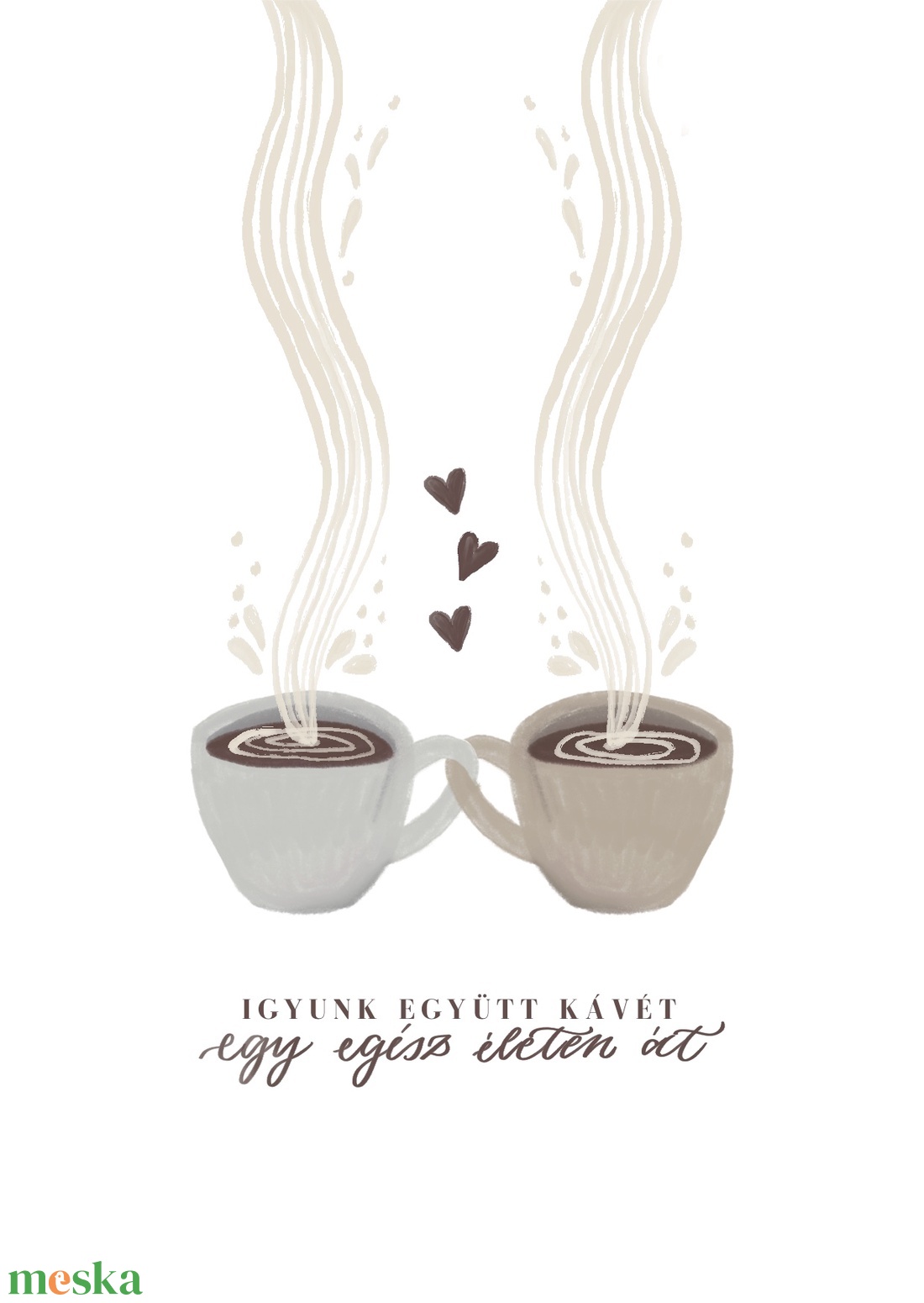 Valentin napi képeslap - otthon & életmód - papír, írószer - ajándékozás kellékei - képeslap, üdvözlőlap - Meska.hu