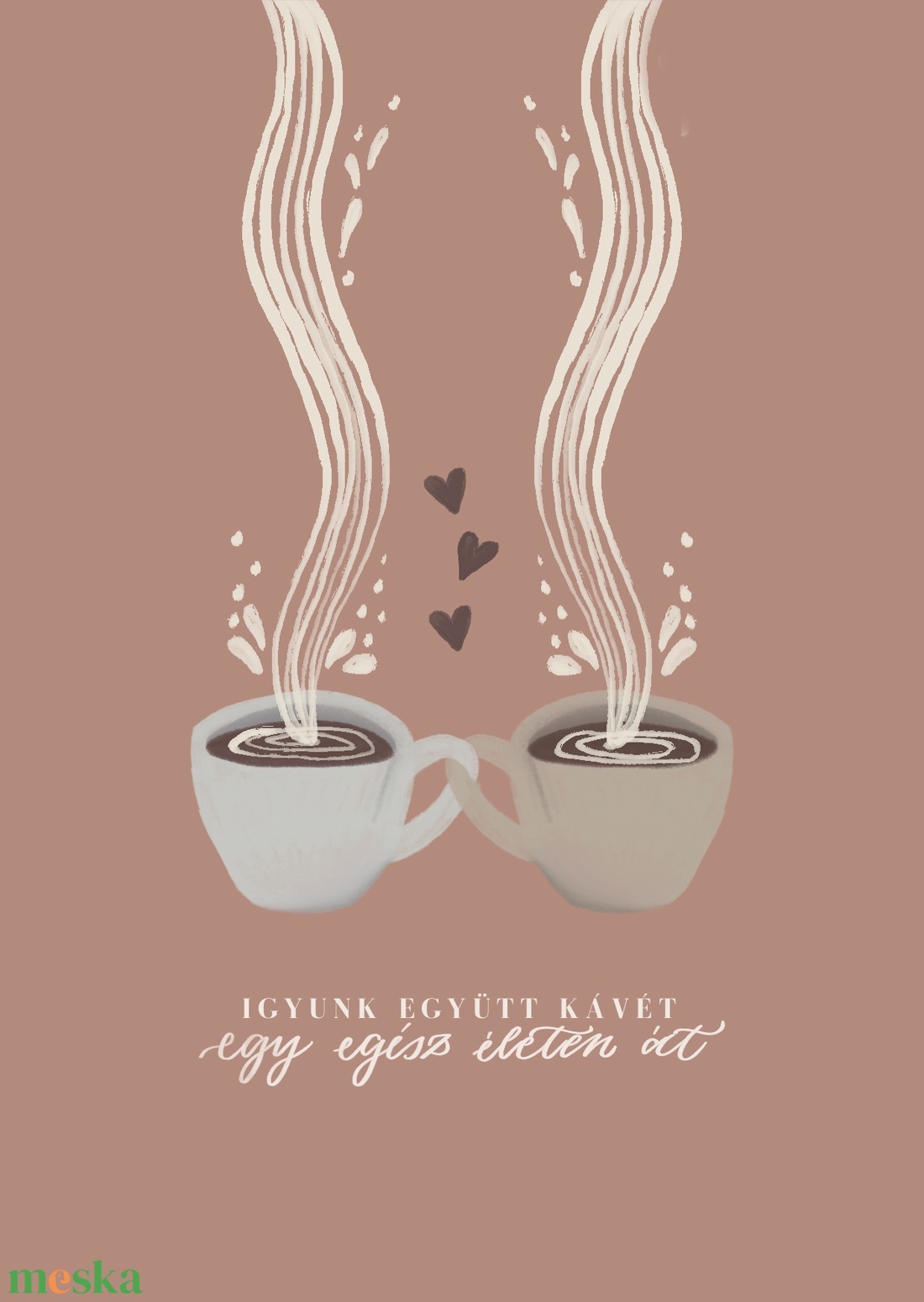 Valentin napi képeslap - otthon & életmód - papír, írószer - ajándékozás kellékei - képeslap, üdvözlőlap - Meska.hu