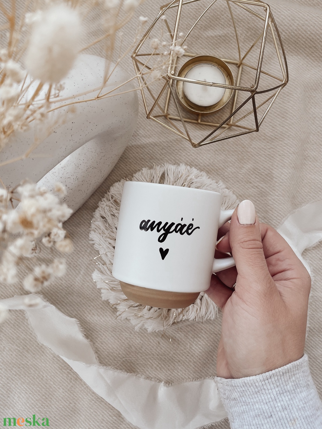 Egyedi feliratú kávés csésze - fehér, matt - otthon & életmód - konyhafelszerelés, tálalás - tálalás - bögre & csésze - Meska.hu