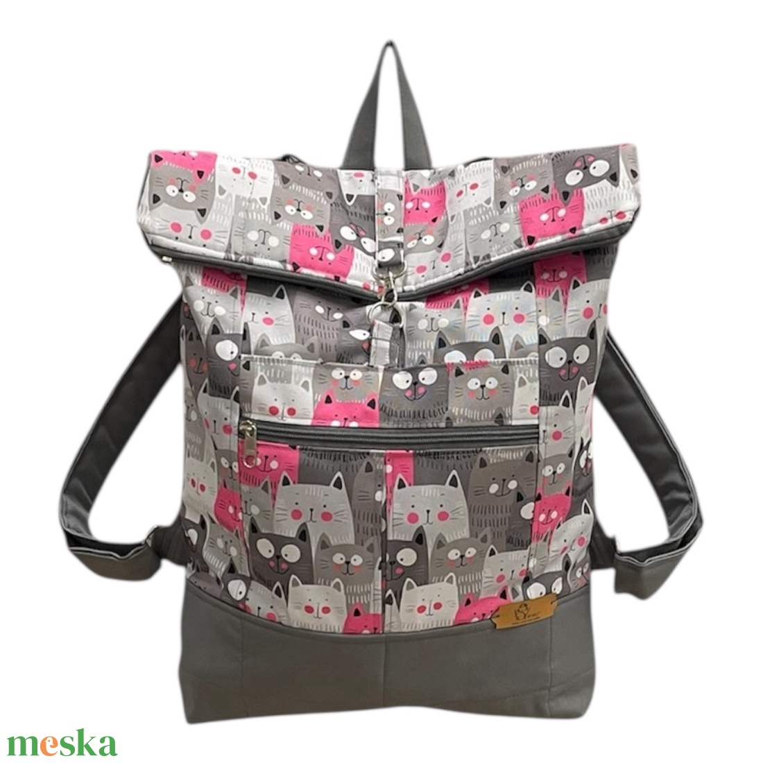 Mintás vízhatlan hátizsák  - táska & tok - laptoptáska, laptop hátizsák - Meska.hu