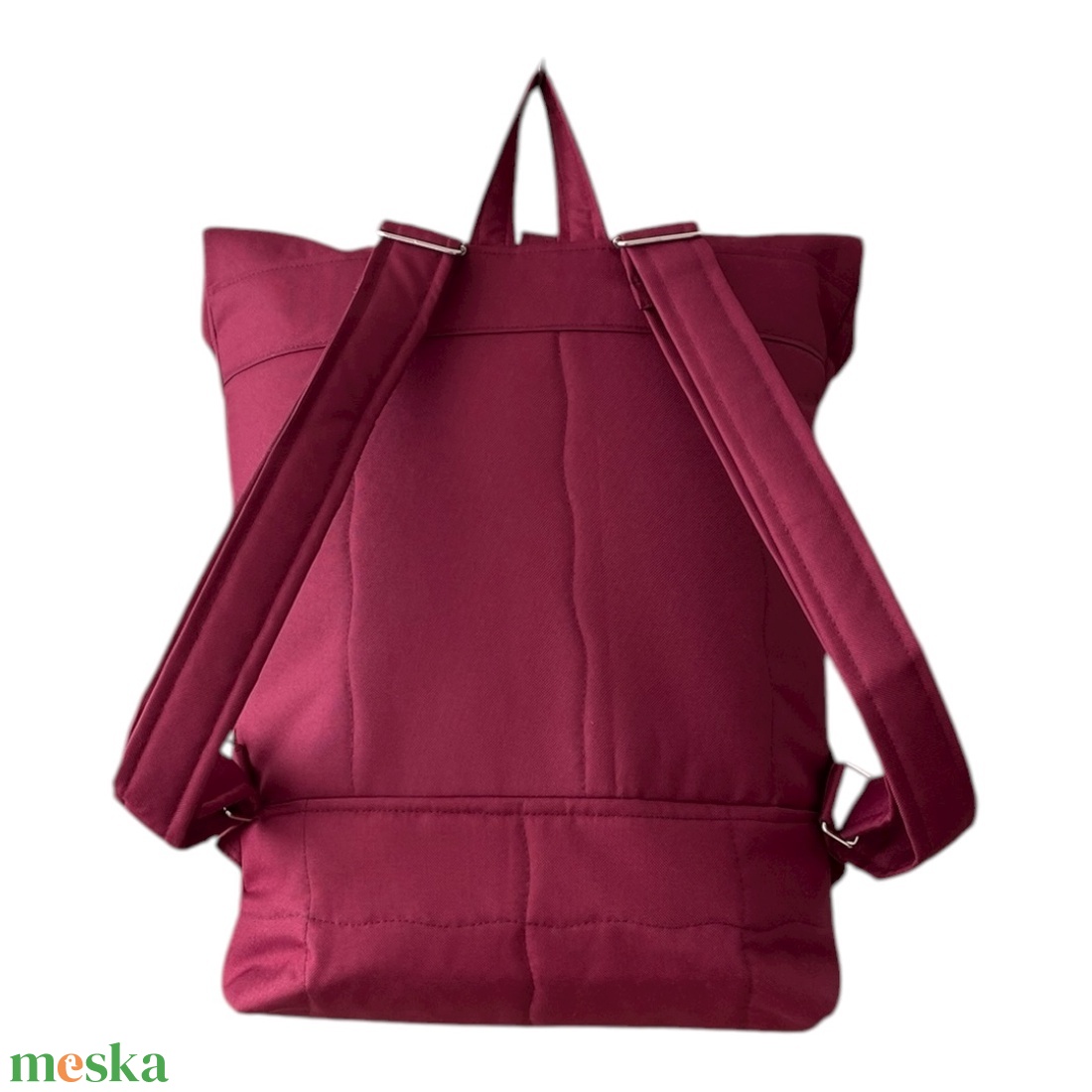 #HME5 Blaur málna vízhatlan rolltop hátizsák  - táska & tok - laptoptáska, laptop hátizsák - Meska.hu