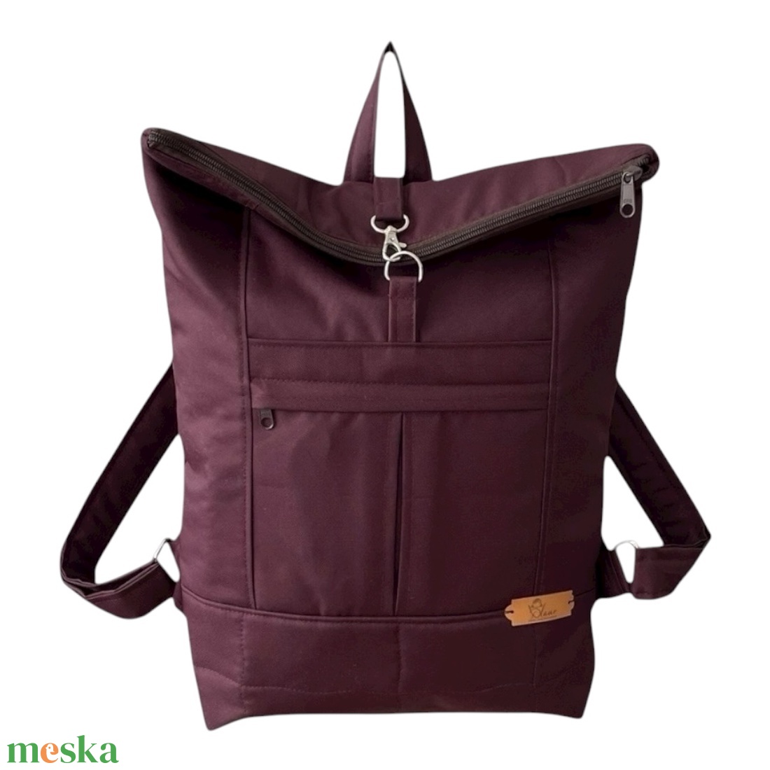 #HME6 Blaur szeder vízhatlan rolltop hátizsák  - táska & tok - laptoptáska, laptop hátizsák - Meska.hu