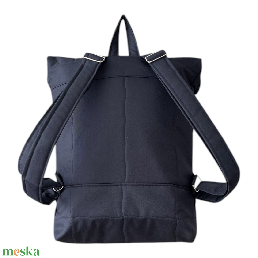 #HME8 Blaur sötétkék vízhatlan rolltop hátizsák  - táska & tok - laptoptáska, laptop hátizsák - Meska.hu