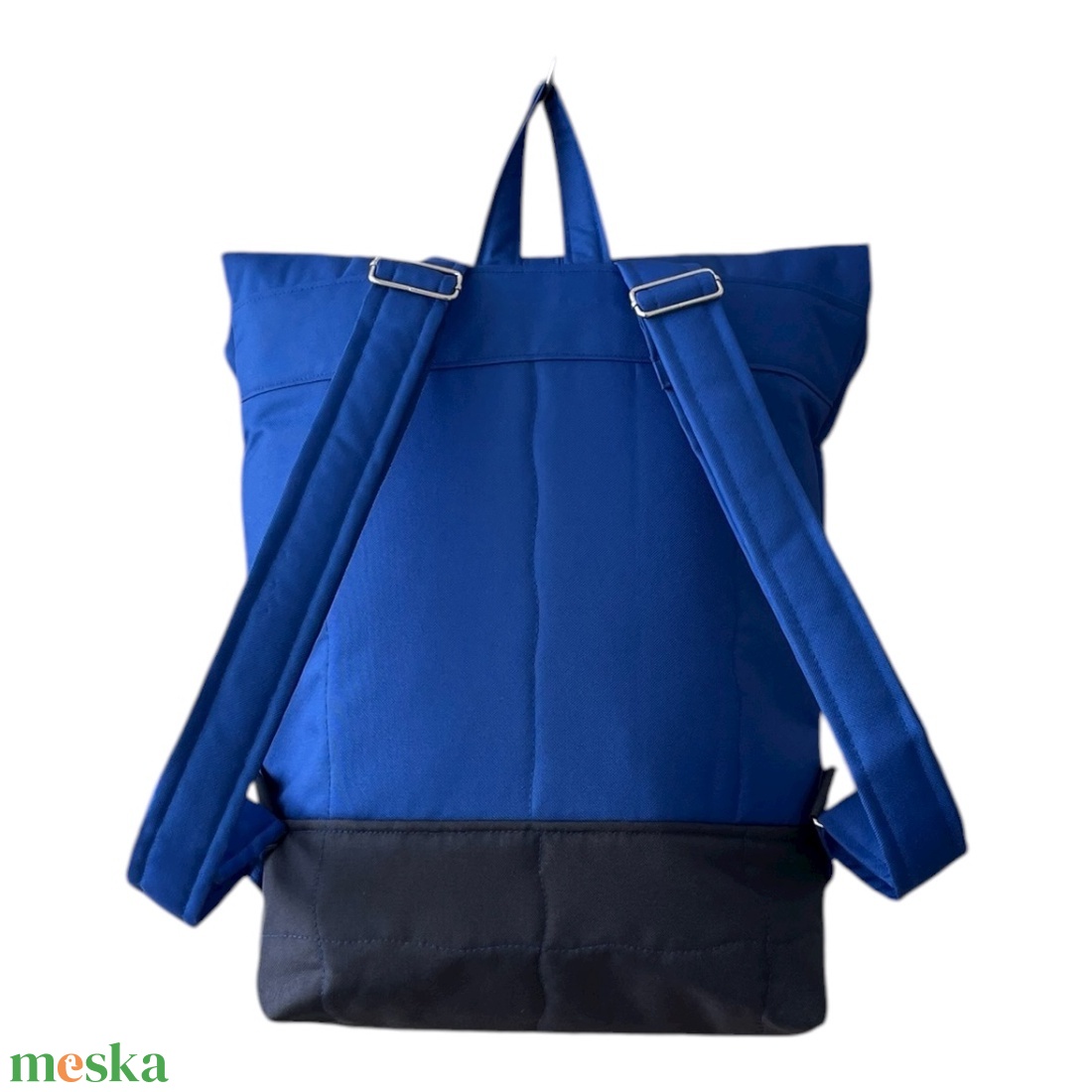 #HME9 Blaur királykék vízhatlan rolltop hátizsák  - táska & tok - laptoptáska, laptop hátizsák - Meska.hu