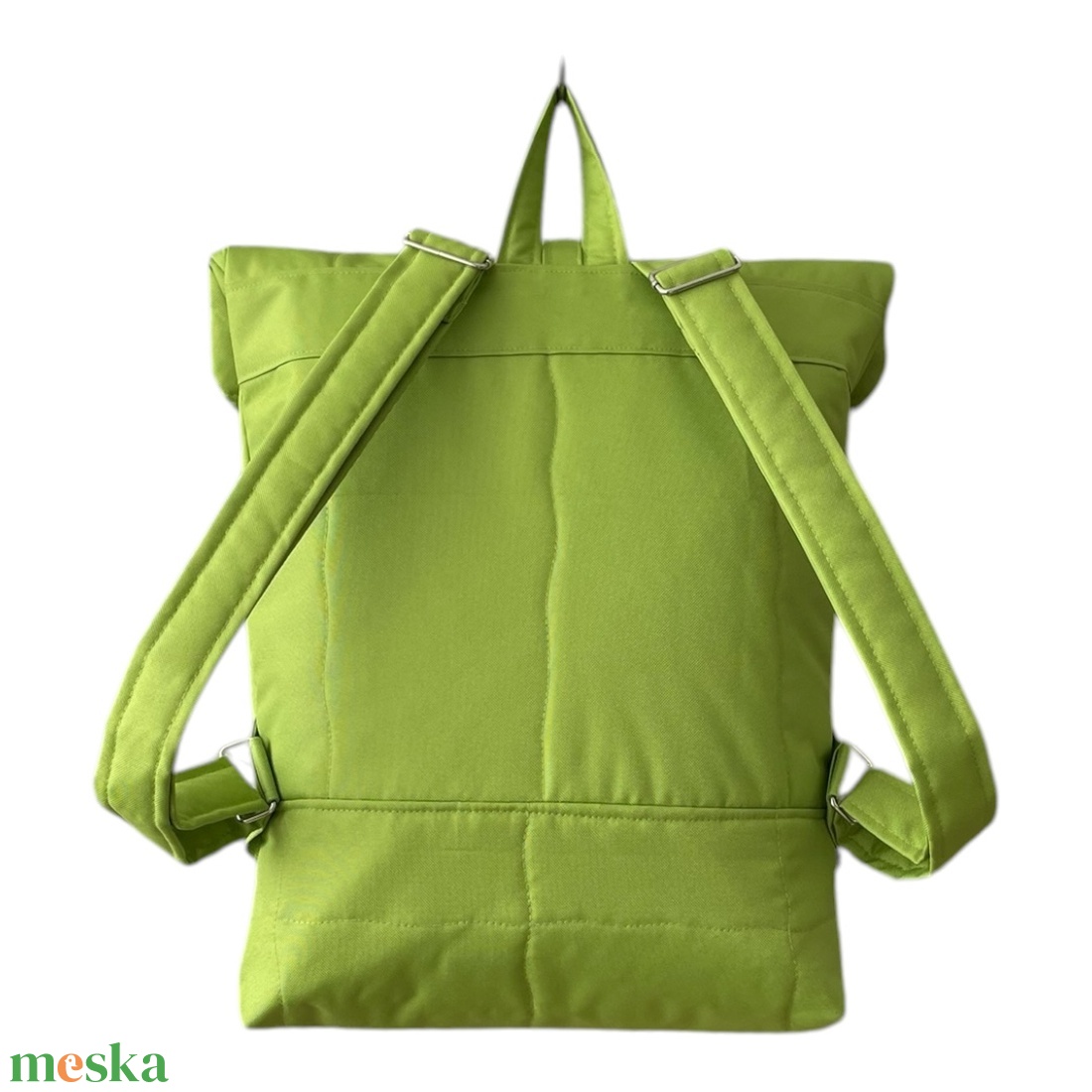 #HME13 Blaur kivi zöld  vízhatlan rolltop hátizsák  - táska & tok - laptoptáska, laptop hátizsák - Meska.hu