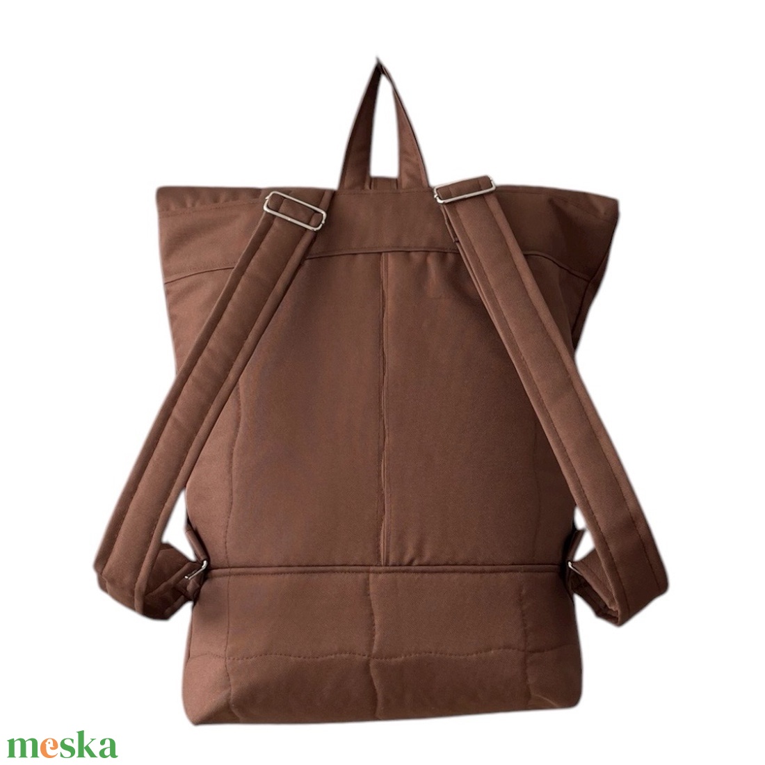 #HME15 Blaur világos barna vízhatlan rolltop hátizsák  - táska & tok - laptoptáska, laptop hátizsák - Meska.hu