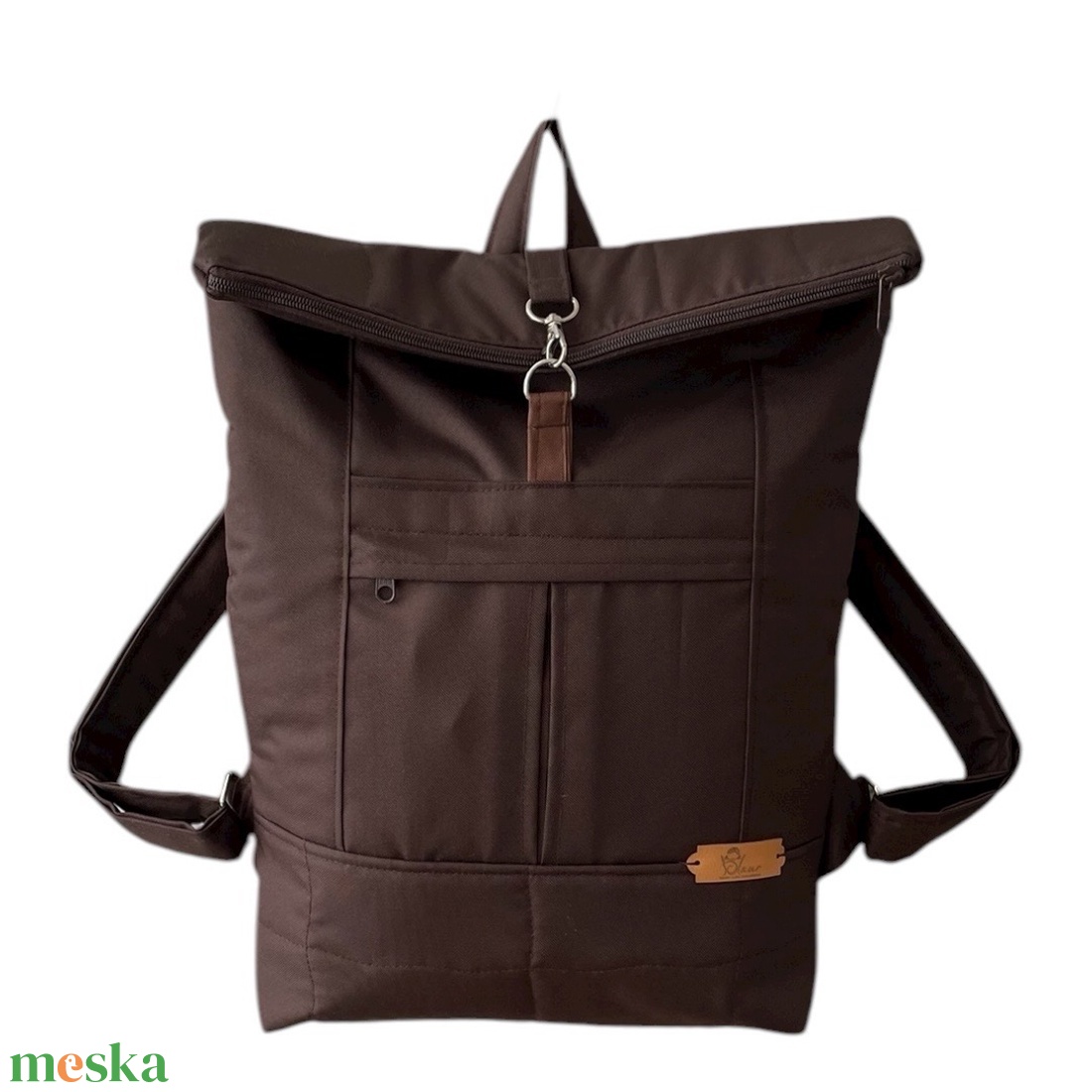 #HME16 Blaur barna vízhatlan rolltop hátizsák  - táska & tok - laptoptáska, laptop hátizsák - Meska.hu