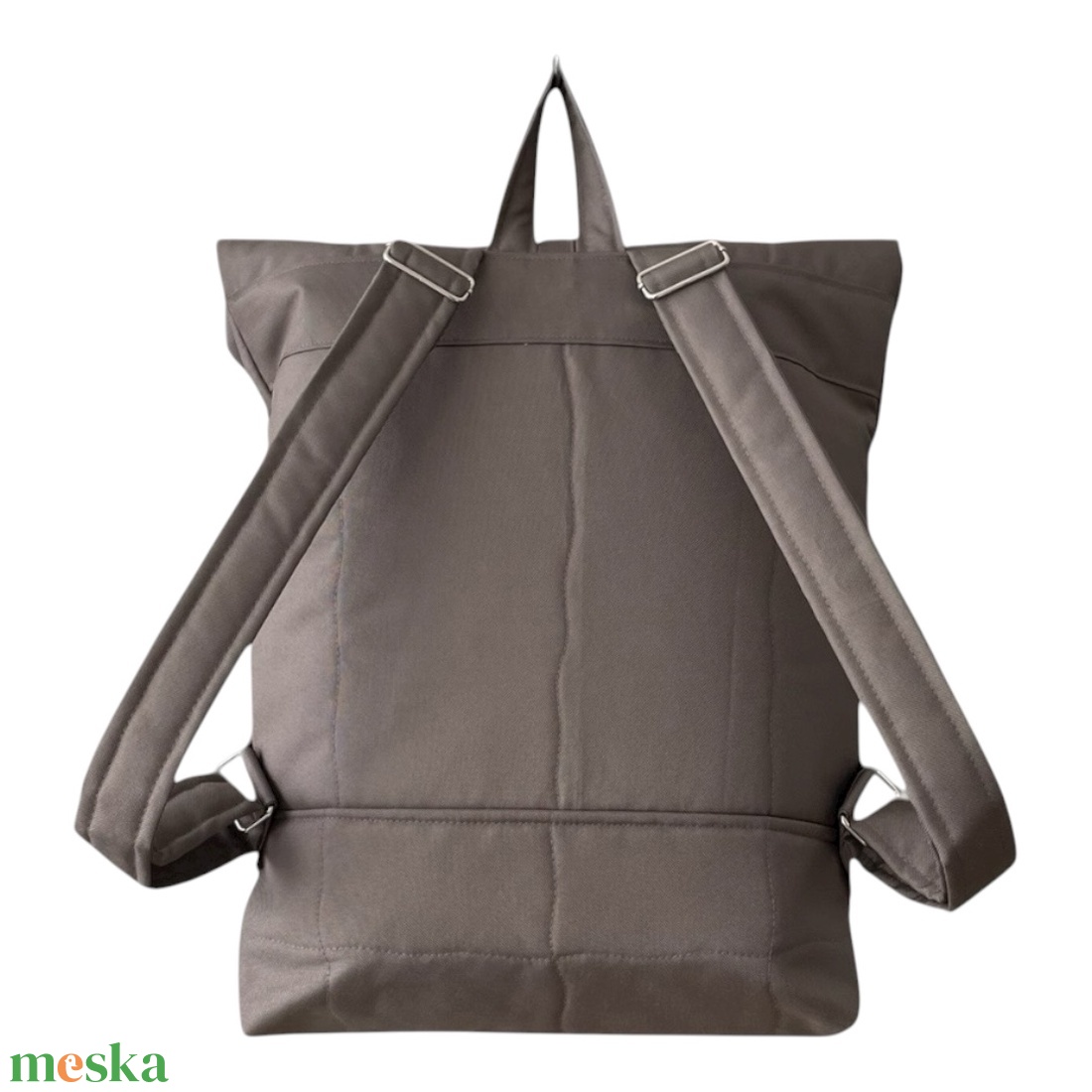 #HME17 Blaur szürkés barna vízhatlan rolltop hátizsák  - táska & tok - laptoptáska, laptop hátizsák - Meska.hu