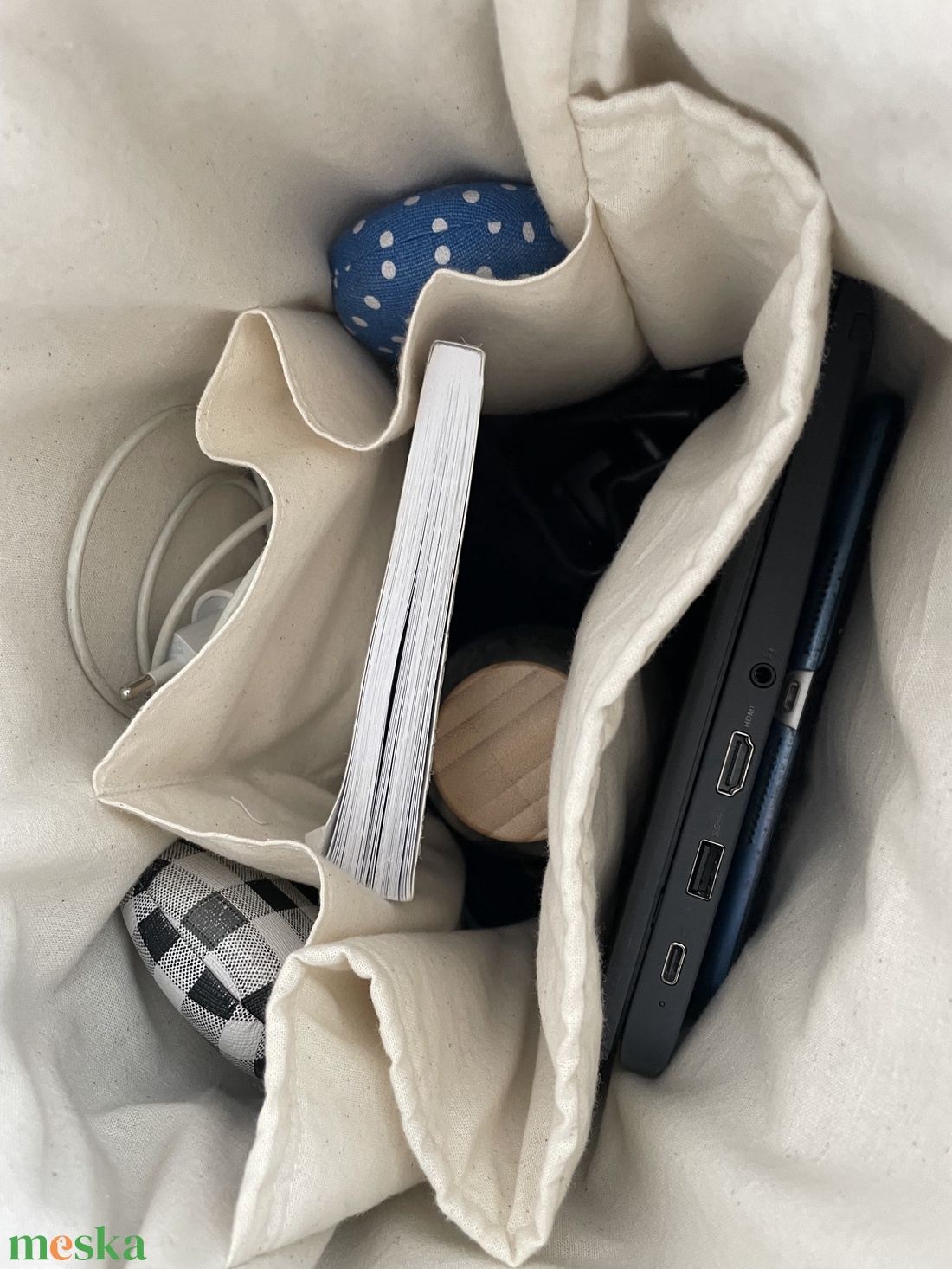 #HMA9 Blaur erdei állatok vízhatlan rolltop hátizsák  - táska & tok - laptoptáska, laptop hátizsák - Meska.hu