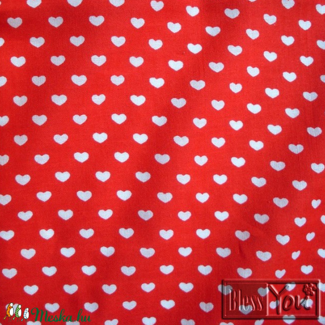 Megérkeztem! Babaköszöntő ajándék kislányoknak, piros pöttyös kendő, szívekkel -  - Meska.hu