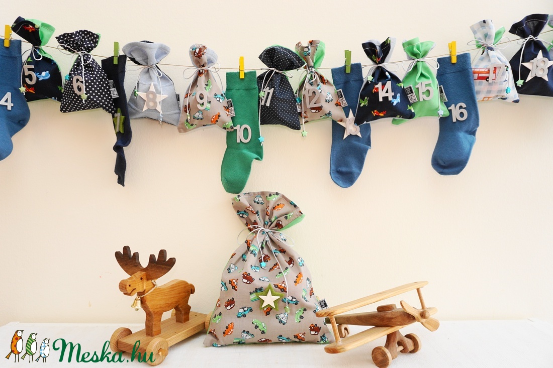 INGYEN POSTA! AUTÓS, repülős ADVENTI kalendárium, naptár kisfiúknak - karácsony - adventi díszek - adventi naptár - Meska.hu