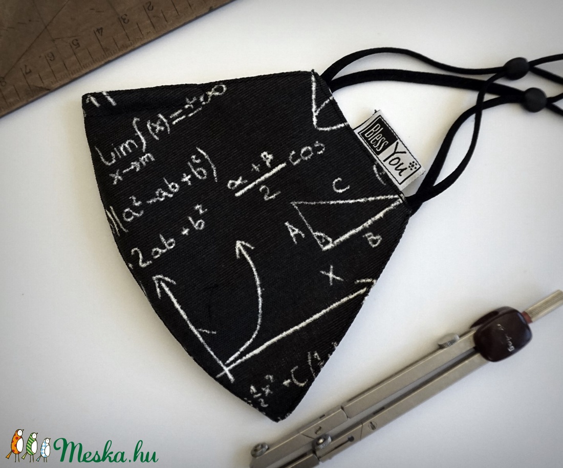 Matematika tanároknak, pedagógusoknak - matekos szájmaszk - vicces - vicces - Meska.hu