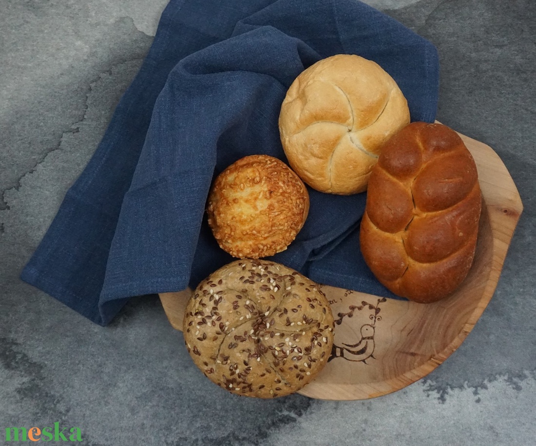 Őszi okker sárga 100% lenvászon szalvéta - 1 pár - otthon & életmód - konyhafelszerelés, tálalás - konyhai textil - szalvéta - Meska.hu