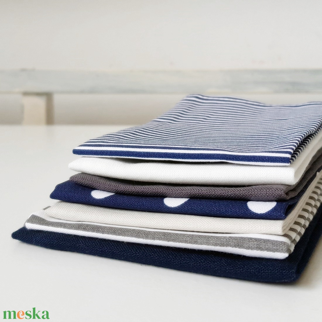 BASIC zsebkendő csomag - textil zsebkendők vegyes méretben, kedvező áron - táska & tok - hátizsák - iskolatáska - Meska.hu